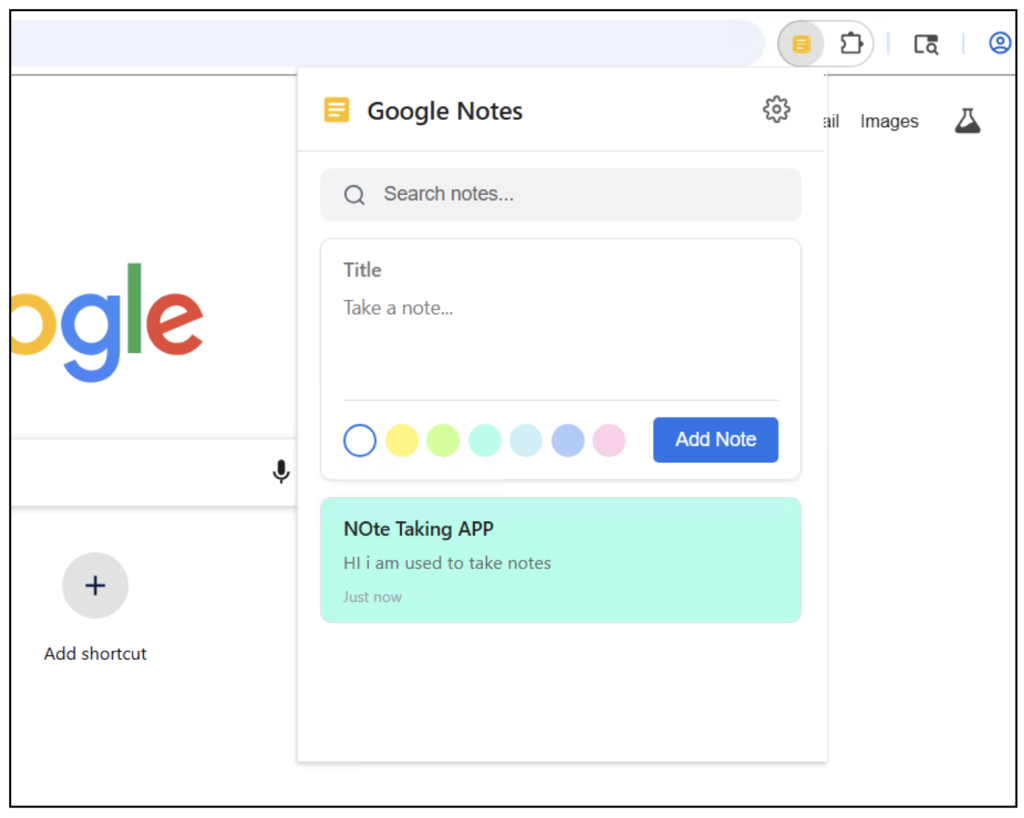 The malicious Google Chrome extension.